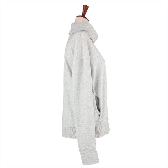LULULEMON Stress Less Pullover in Heathered Core Ultra Light Grey Size 8 W3BF8S - Picture 7 of 9